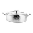 thumbnail image 1 of Olla de cobre puro para cocinar, olla para guisar, olla para fideos, sartenes de inducción portátiles para Plata M, 1 of 9
