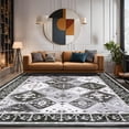 thumbnail image 2 of FULIE Rug for Living Room Washable Non-slip Area Rug,4'x6'Rug,Black/White, 2 of 7