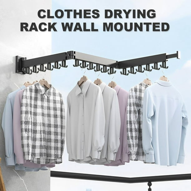 Step Up Laundry Drying Rack - Indoor Or Outdoor - Space-saving, Compact, Sleek Design, With A Capacity Of 20kg, 3.5m Line (70cm Grey