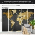 thumbnail image 3 of VIVYET Wall Mural - World Map: Modern Geography, 3 of 5