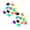 Multicolour 2PCS, variant on 24/12 Pcs Key Caps Covers, Flexible Key Covers, Keys Identifiers Covers Coding Tags Marker Semicircle Silicone Sleeve for Home Door Apartment Car (Random Color)