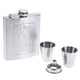 thumbnail image 3 of 7oz Acero Inoxidable Flask Flak Flas Flowel Set (alguien), 3 of 6