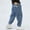 Blue, variant on Tollder Boys Jeans Kids Elastic Waist Baggy Jogger Denim Pants Stretch Fashion Casual Wide Leg Cotton Trousers with Pockets 3-10 Years