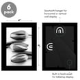 thumbnail image 3 of Americanflat 4x6 Picture Frame with Polished Plexiglass 6 Pack Signature Collection Frames Photo Wall - Black, 3 of 5