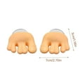 thumbnail image 2 of Fun Electric Toothbrush Holder - Left Foot Design - Bathroom Funny Toothbrush Holder Funny Toe Foot Shape Toothbrush Holder with Suction Cup Home Bathroom Toothbrush Holder Line Or Makeup Organizers, 2 of 6