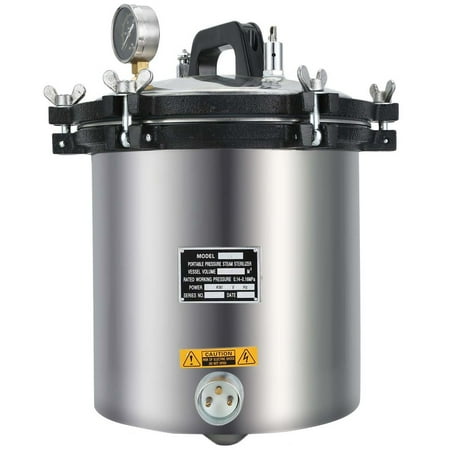 18 Liter Steam Autoclave Sterilizer Tattoo Dental Commerical Unit