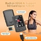 thumbnail image 3 of Reproductor de Mp3 de 32 GB con clip, reproductor de música Mp3 Mp4 portátil con Bluetooth 5.0, pantalla táctil completa HD de 1,8 pulgadas, grabadora de voz, reproductor de música de sonido, 3 of 8