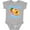 AC-Heather Grey, variant on Inktastic Grandmas Little Peach Girls Baby Bodysuit