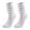 Silver, variant on Medium High Tube Socks Fashionable Versatile Unisex Stockings Same Style Design, Silver