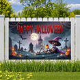 thumbnail image 5 of Halloween Skeleton Banner Pumpkin Decoration Ghost Design for Party Celebration Outdoor Decoration Indoor Party, 5 of 9