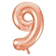 thumbnail image 1 of Unique Party 34 Inch Rose Gold Supershape Number Foil Balloon, 1 of 10