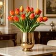 thumbnail image 4 of Artificial Tulip Flowers, 7 Heads Real Touch Latex Fake Tulip, 1 Piece For Home Living Room Decor, 4 of 6