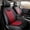 Black Red, variant on Maidao Car Seat Covers Leather Full Set for Great Wall for H5E 2010-Present Compatible Airbag Water Resistant Front Rear Cushion Protector