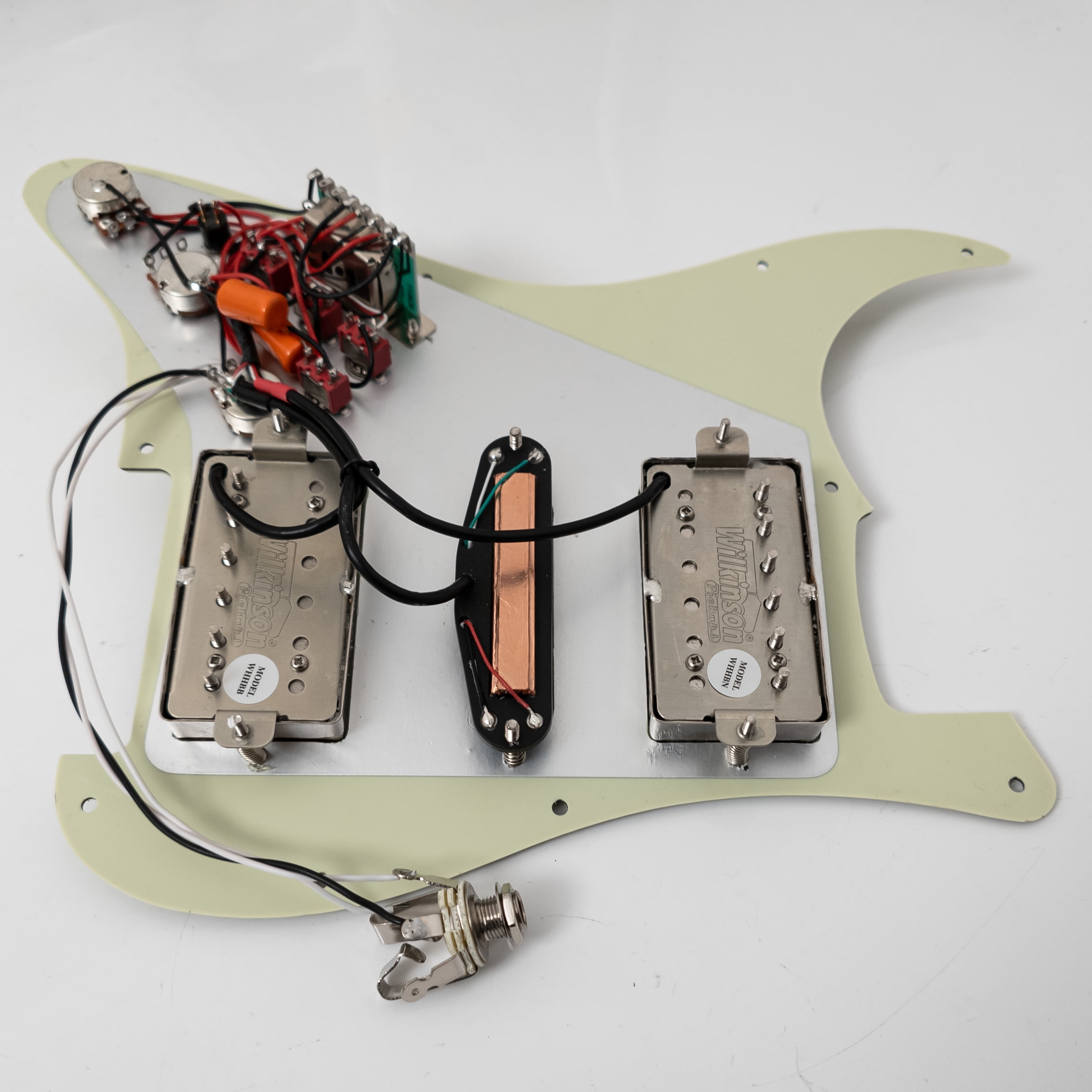 SSH 11-Hole Aluminum Anodized St Pickguard Set for Fender Stratocaster US/Mexico Modern Standard SSH Style Guitars