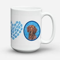 Carolines Treasures SC9137BU-CM15 Blue Dachshund Coffee Mug 15 oz 15 ounce multicolor