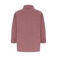 thumbnail image 5 of GUACER Blouses for Women 3/4 Sleeve Corduroy Button Down Shirts Relaxed Fit Collared Top for Fall Casual Wear, 5 of 8