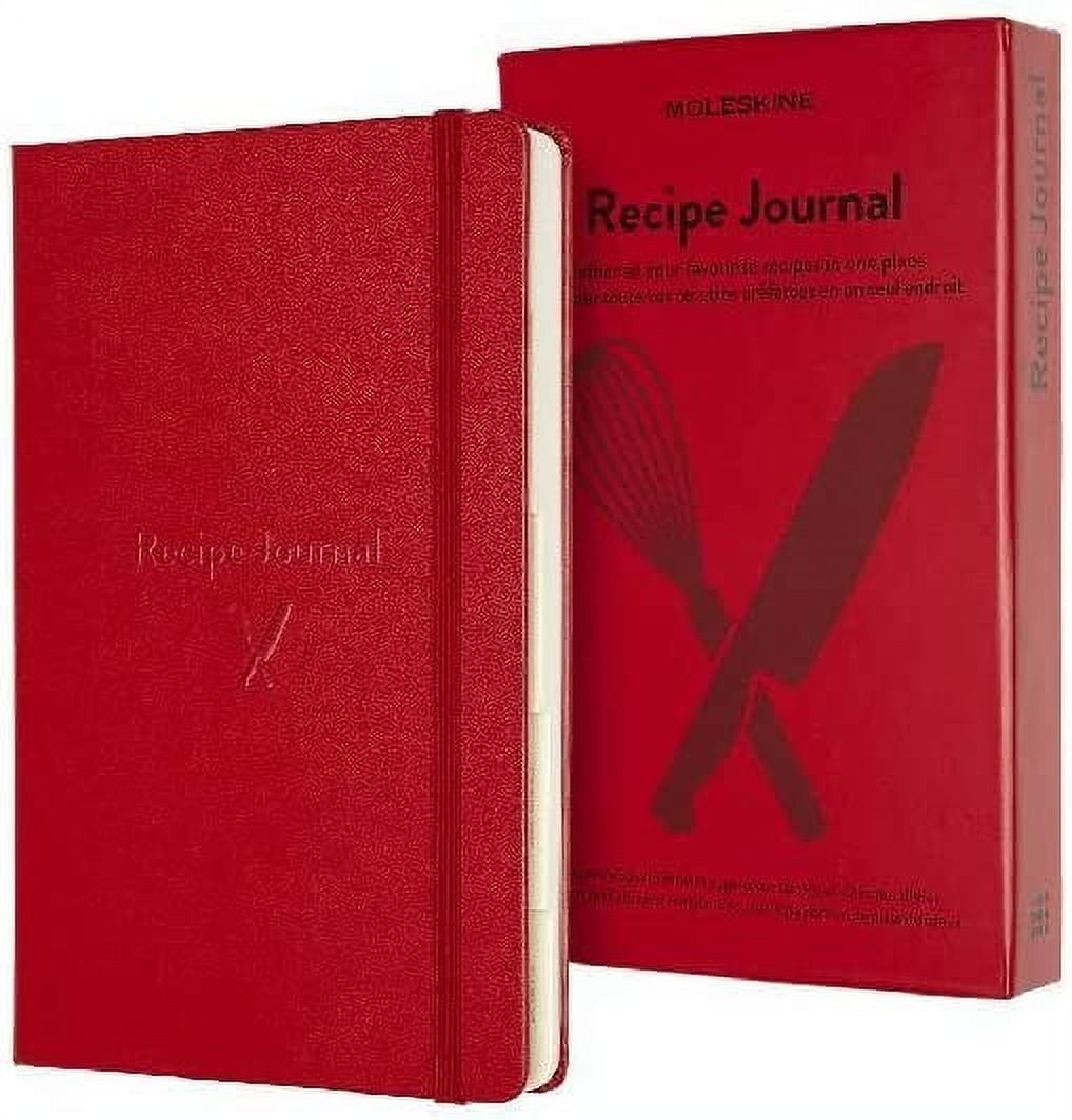 Moleskine Passion, Recipe Journal, Large, Boxed/Hard Cover (5 x 8.25)