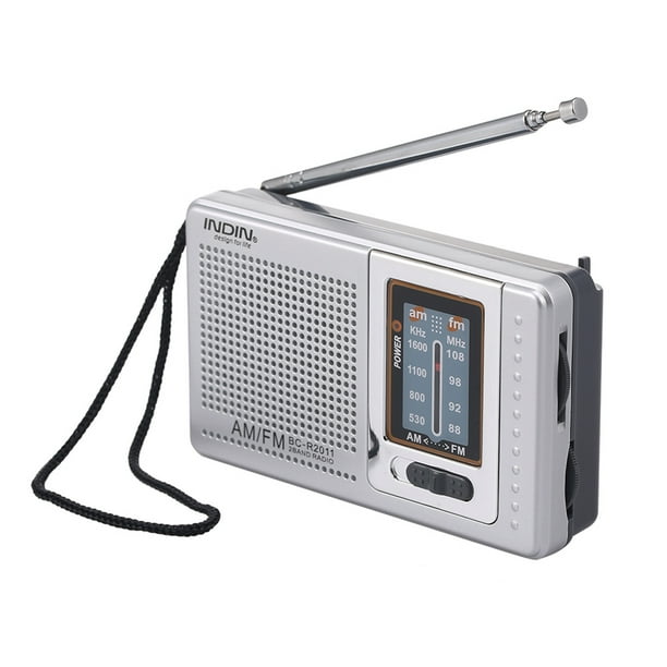BC-R2011 Mini AM FM Radio Receptor de radio de 2 bandas Radio de ...