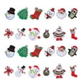 thumbnail image 4 of 24 parches navideños para bordar, pegatinas de tela, Papá Noel, muñeco de nieve, para planchar, 4 of 14