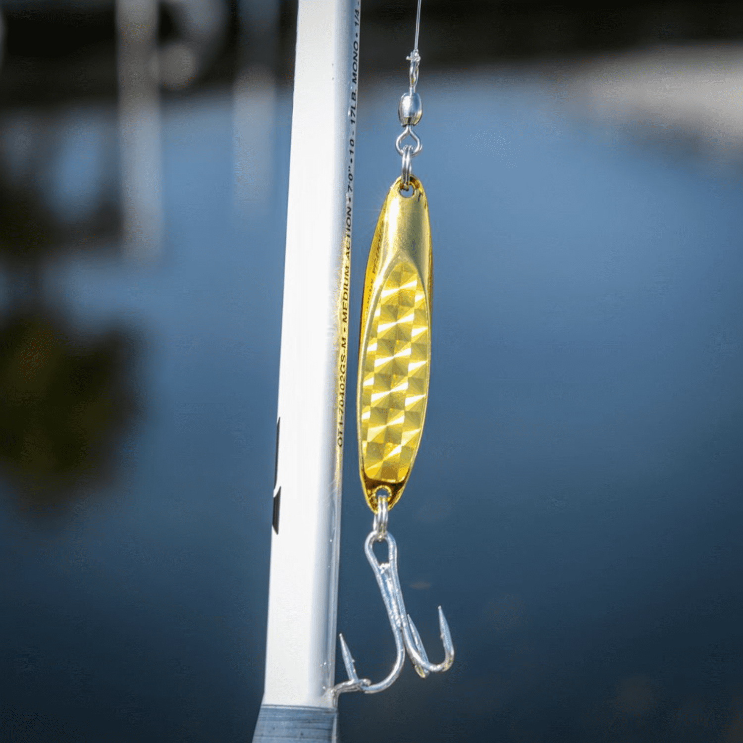 Tsunami Shockwave Fishing Lure 1 oz Gold for Bass Trout and Walleye