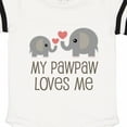 thumbnail image 3 of Inktastic My Pawpaw Loves Me Grandchild Gift Baby Boy or Baby Girl Bodysuit, 3 of 4