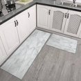 thumbnail image 3 of Kitchen Rugs and Mats Non Skid Washable Modern Abstract Marble Kitchen Mat and Rug Set,Floor Cushion Waterproof Rug,Rubber Backed Area Rugs for Kitchen Laundry, 3 of 7