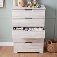 thumbnail image 6 of STYLIVIA 5 Drawer Tall Dresser for Adults with Cut-Out Handles Dusty Gray Oak 31.3" W x 15.6" D x 47.2" H, 6 of 17