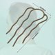 thumbnail image 2 of 6 Pieces 87 mm Hair Fork Clip Stick Hair Side Comb Hairpin Hair Bun Updo Hair Sticks Alloy 4 Prong Bun Hair Pins Clips Grips for Women Hair Styling To, 2 of 4