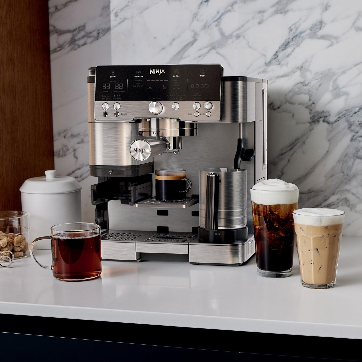 Ninja Luxe™ Café Premier Series 3-in-1 Espresso, Coffee and Cold Brew Machine