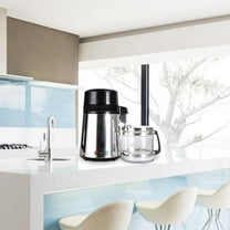 1 Gallon/ 4L Home Stainless Steel Countertop Water Distiller Purifier