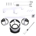 thumbnail image 2 of VR Wall Mount Storage Stand Hook for PS VR2 Hanger Display Rack with Charging Cord Screws Headset Controllers Accessory, 2 of 4