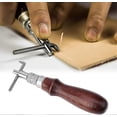 thumbnail image 3 of Professional Leather Working Tool Adjustable Seam Groover Crease Edge Skiving Leather Tool for DIY Leather Artwork, 3 of 4