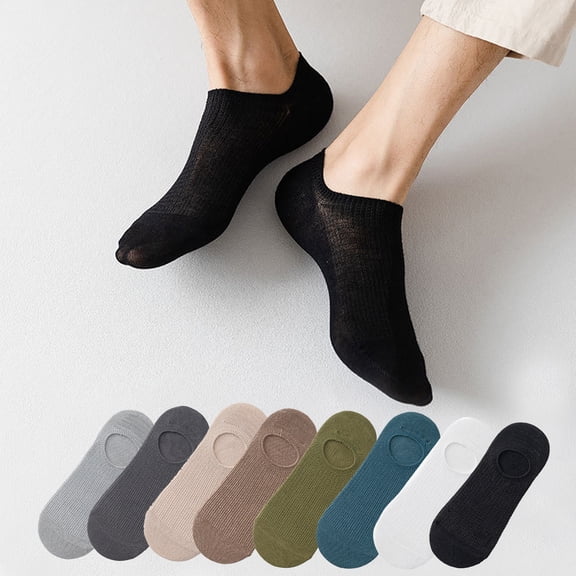 Migroa No Show Socks Men Low Cut Ankle Short Socks for Men Casual Athletic Lightweight Non Slip Daily Casual Sock Army Green One Size
