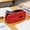 165#Red, variant on Compact Two-Layer Corduroy Pencil Case With Durable Herringbone Fabric, Slim Organizer For Pens Pencils And Small Tools, Easy-To-Carry Zipper Pouch For Daily Use, Travel, Study Or Office