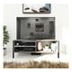 thumbnail image 2 of Mueble para TV 55' Playcon Viena Organizador Multiusos Estante Organizador 3 Espacios Gris oscuro y claro, 2 of 8