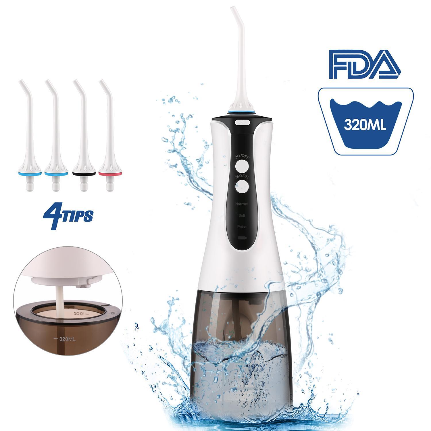 Professional Portable Cordless Water Flosser, Rechargeable Portable