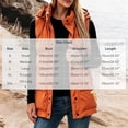 thumbnail image 3 of Womens Puffer Vests Hooded Sleeveless Quilted Zip Up Jacket with Snap Button Front and Pockets Cotton Solid Color Warm Outerwear for Outdoor Activities, 3 of 5