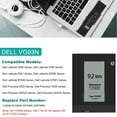 thumbnail image 6 of 92Wh VG93N Laptop Battery Replacement for Dell Precision 15 3520 3530 M3520 M3530 Latitude 5580 5590 5591 E5580 E5590 E5591 Series 0VG93N WFWKK 0WFWKK, 6 of 10