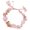 Pink, variant on Adjustable Energys Stone Bracelet Raws Natural Gemstones In Braided Designs Elegant Fashion Accessory For