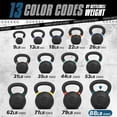 thumbnail image 4 of Powder Coat Kettlebell - Cast Iron - 40 KG / 88 LB, 4 of 5