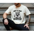 thumbnail image 3 of Funny Dad T-Shirt - Just A Dad Who Always Came Back With The Milk Tee with Raccoon Holding Milk - Father's Day Gift, Husband Dad Joke Shirt, Sarcastic Graphic Tee for Men, Papa Shirt, 3 of 7
