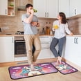 thumbnail image 2 of Coolnut Kitchen Rugs 2 Piece Waterproof Non Slip Kitchen Mat Cute Unicorn Kitchen Rug Set for Sink Office Kitchen Cafe, 19.7"x47.2"+19.7"x27.6" Home Decor Gifts, 2 of 7