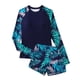 thumbnail image 4 of WILLBEST Traje de Baño de Dos Piezas con control de Abdomen para Mujer, Traje de Baño de Manga Larga con Protección Solar Upf 50+, Camiseta de Baño con Parte Inferior Tipo Bóxer, 4 of 6