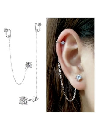 Silver Fruit Slice Dangles Hypoallergenic Earrings for Sensitive Ears Made with Plastic Posts