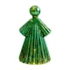thumbnail image 4 of Adorno de ángel de cristal para escritorio, estatua de ángel luminosa creativa de Navidad en miniatura para mesa, estante, gabinete, decoración del Verde, 4 of 9