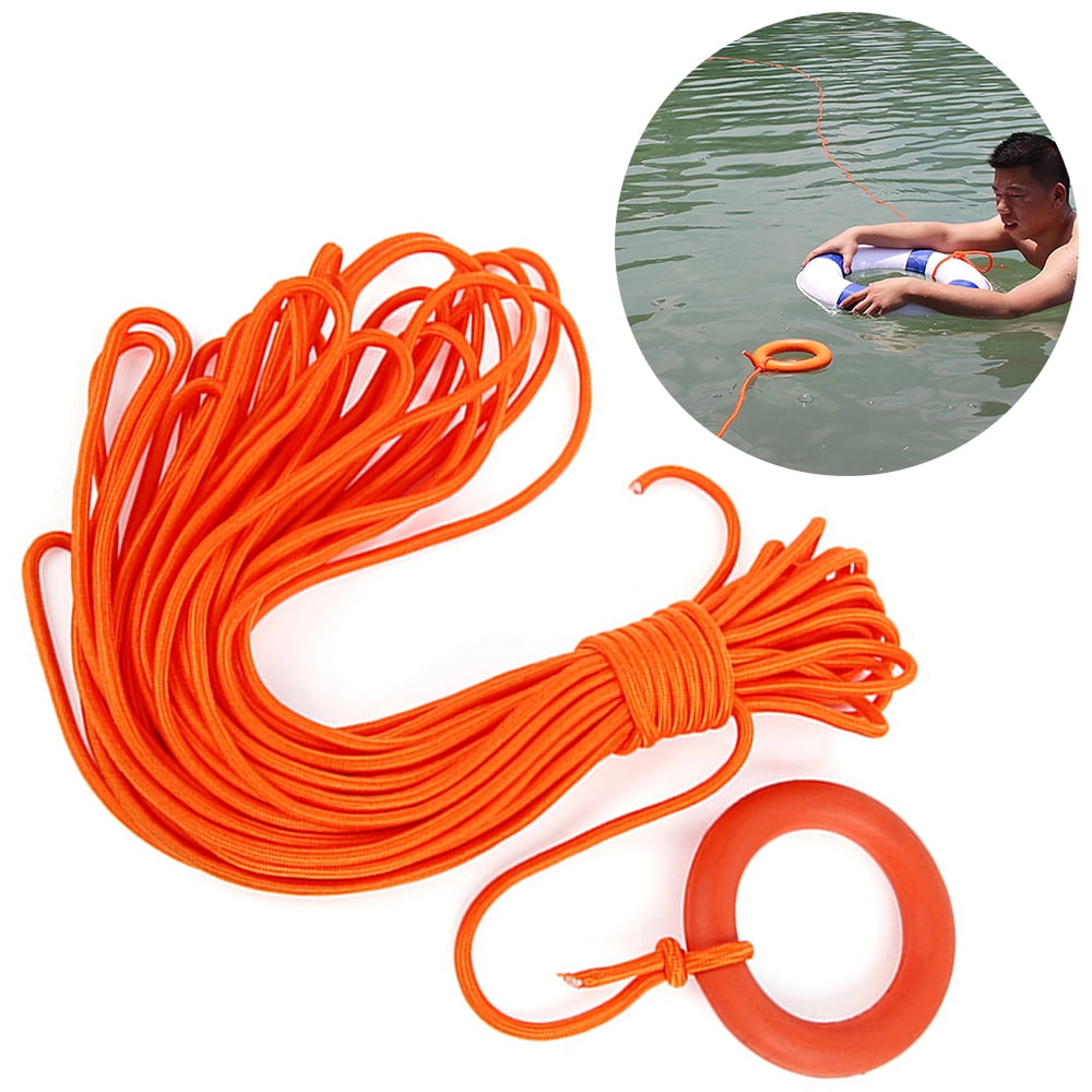 FIIMO 98.4ft-0.3 Outdoor Professional Water Floating Lifesaving Rope 98.4ft-0.3 Floating Throwing Rescue Lifeline with Bracelet 