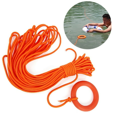 

AOTU Outdoor Water Lifesaving Rope Professional Throwing Rope Rescue Lifeguard Rescue Lifeline with Hand Ring for Swimming Boating Fishing