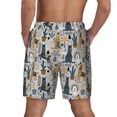 thumbnail image 4 of Goofa Llama and Cactus1 Printed Men's Swim Trunks Board Shorts Quick Dry Mens Swimming Trunks with Compression Liner,Breathable Fit Hawaii Beach Shorts-X-Large, 4 of 9