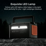 400W Portable Power Station, FlashFish 109200mAh/400Wh Peak 800W Solar Generator With 110V AC Outlet/3 DC Ports/3 USB Ports/LED light, Backup Battery Pack Power Supply for Outdoor Camping Emergency