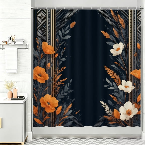 Bohemian shower curtain shower curtain fabric washable 72 shower curtain water repellent shower curtain elegant bathroom decor
